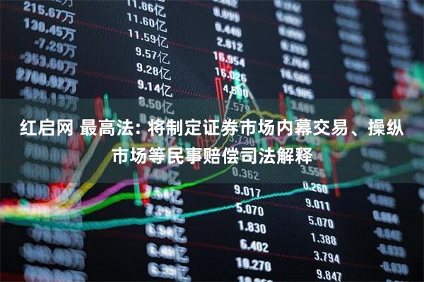 红启网 最高法: 将制定证券市场内幕交易、操纵市场等民事赔偿司法解释