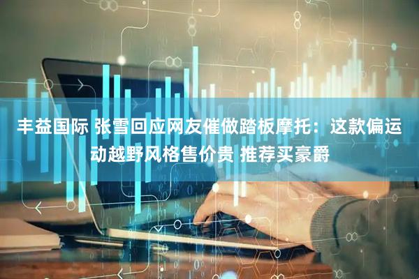 丰益国际 张雪回应网友催做踏板摩托:这款偏运动越野风格售价贵 推荐买豪爵