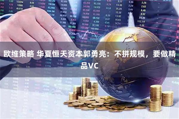 欧维策略 华夏恒天资本郭勇亮：不拼规模，要做精品VC