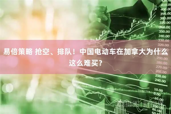 易倍策略 抢空、排队！中国电动车在加拿大为什么这么难买？